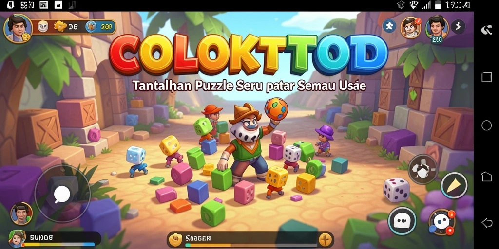 Tampilan gameplay COLOKTOTO yang menantang dan mengasyikkan.