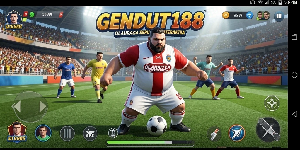 Tampilan utama GENDUT188 menunjukkan asyiknya gameplay olahraga yang dinamis.