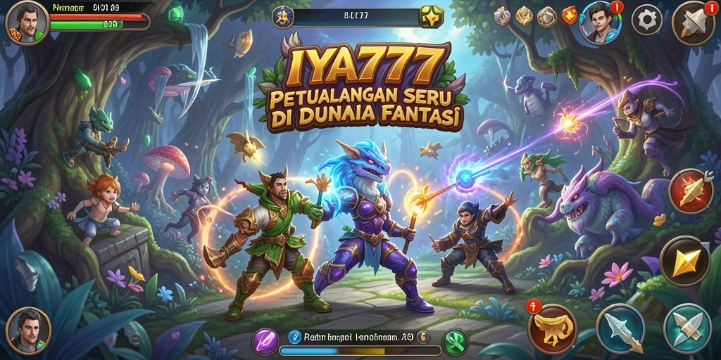 Tampilan gameplay IYA777 yang menakjubkan di dunia petualangan.