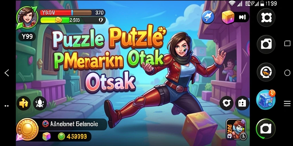 Gambar gameplay Y89 menunjukkan tantangan Puzzle yang menarik.